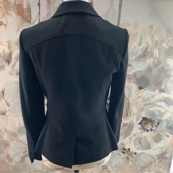Anne Klein Black Jacket Blazer Tapered Beautiful Condition size 2 - Picture 3 of 7